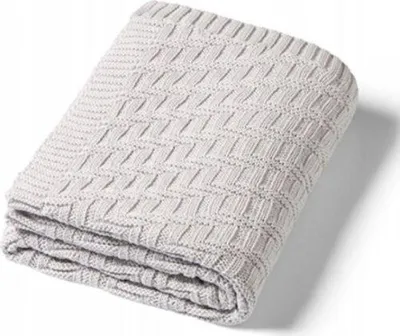 Immagine prodotto di Coperta in cotone per neonati, 75x100cm - grigio