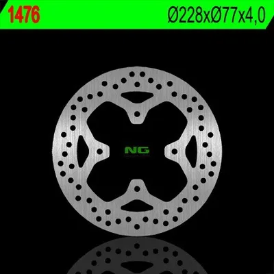 Productafbeelding van Remrotor voor: Polaris 450/500/525 (228x77x4) (4x8.5mm)