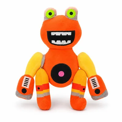 Produktbild von Wiztex Kuscheltier My Singing Monsters Wubbox Orange Plüsch 30 cm Stofftier Geschenk Kinder Plüschspielzeug