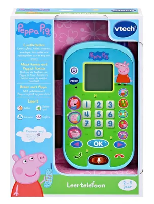 Zdjęcie produktu dla VTech Peppa Pig - Leertelefoon, 2 lat(a), Holenderski, 135 g, Wielobarwny