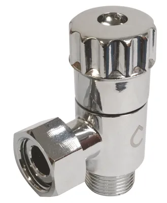 Produktbild von SOMATHERM FOR YOU – Kalkbeständiger Eckabsperrhahn für die WC-Zuleitung.