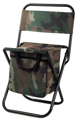 Immagine prodotto di Verk 01665 Sedia pieghevole da campeggio con borsa 2 in 1 mimetica