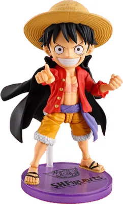 Produktbild von One Piece World Collactable Figures x S.H. Figuarts Actionfigur Monkey D. Luffey 8 cm
