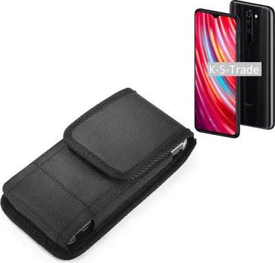 Produktbild von Holster Gürteltasche kompatibel mit Xiaomi Note 8 Pro Holster Gürtel Tasche wasserabweisend Handy Hülle Schutz Hülle Outdoor schwarz K-S-Trade