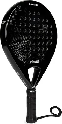 Produktbild von VirtuFit Control Padel-Schläger Schwarz Grau 365 g Rund Glasfaser