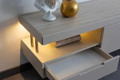 Image de Rangement TV Meuble de salon Armoire hi-fi Meuble TV Commode Table de télévision Stand TV