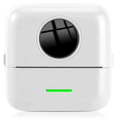 Immagine prodotto di Stampante fotografica portatile, mini stampante termica wireless per dispositivi mobili, colore bianco