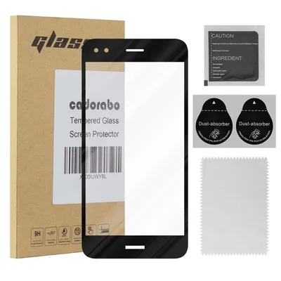 Zdjęcie produktu dla Folia pancerna Cadorabo do Huawei ENJOY 7 w kolorze czarnym, pełnoekranowe szkło hartowane chroniące wyświetlacz