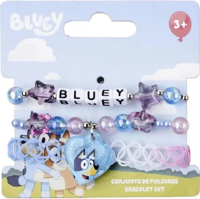 Immagine prodotto di Braccialetto di gioielli Bluey - Braccialetto elegante per bambini e idea regalo per bambine