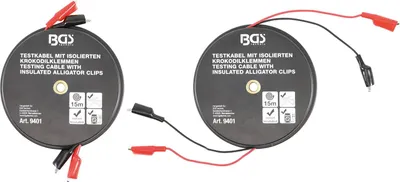 Obrázek produktu pro Krokodýlí svorka BGS samonavíjecí 15 m - 9401