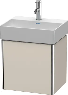 Image de Duravit XSquare Meuble sous-lavabo suspendu, 1 porte butée à droite, 434x397x340mm, XS4060R8383