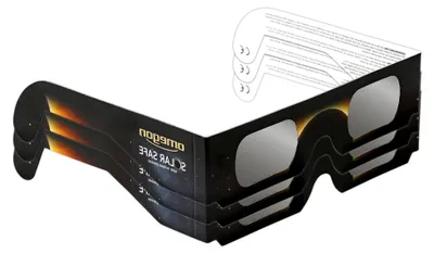 Produktbild von Sonnenfinsternis-Brillen Sofi Solar Safe, 3er Set