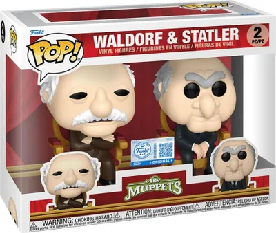Immagine prodotto di I Muppet POP! Television Vinyl Figuren 2er-Pack Waldorf & Statler 9 cm