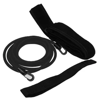 Produktbild von Belastungsbelastbarer, geschwindigkeitssteigernder Schwimmwiderstandstrainer aus Neopren, verstellbarer Schwimmtrainingsgürtel für Schwimmbecken