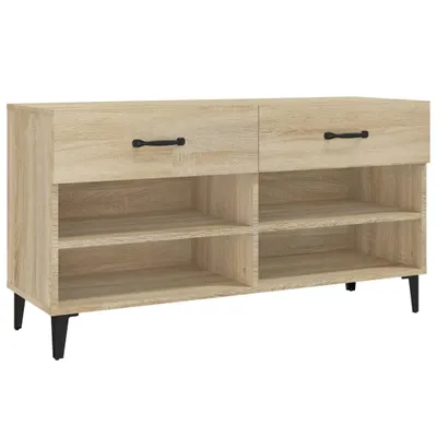 Immagine prodotto di vidaXL Scarpiera rovere Sonoma 102x35x55 cm Materiale a base di legno