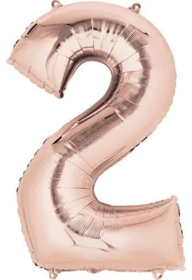 Produktbild von Balon 100Cm Cyfra Różowe Złoto 2