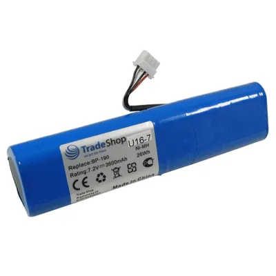 Produktbild von Trade-Shop Premium Ni-MH Werkzeug Akku 7,2V 3600mAh ersetzt BP190 BP-190 B11432 B-11432 für Scopemeter Fluke 192 192B 196 196B 196C