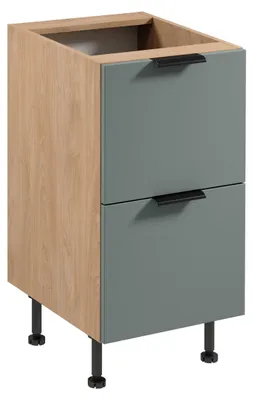 Image de Meuble bas à tiroirs SALERNO - largeur 45 cm, chêne vert