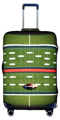 Produktbild von Gepäckabdeckung mit American Football-Motiv für Koffer, Größe L, passend für 45,7 - 81,3 cm