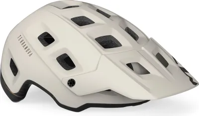 Produktbild von MET Fahrradhelm Terranova MIPS , Off-White Bronze - Weiß Matt, M