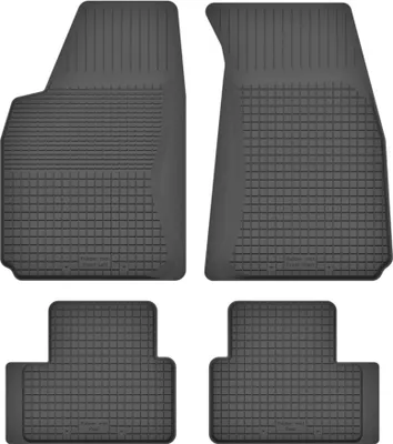 Image de Lot de 4 tapis de sol en caoutchouc, universels pour : Hyundai Accent I (X-3) Berline (1994-2000)