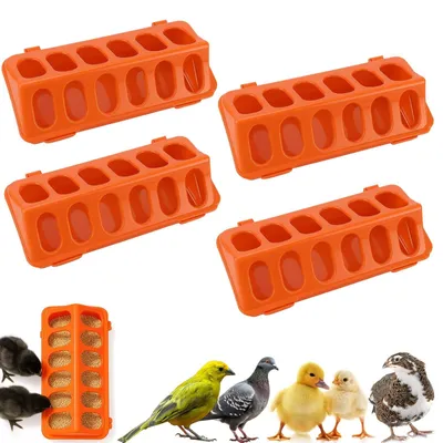 Produktbild von Set aus 4 Futterautomaten für Geflügel