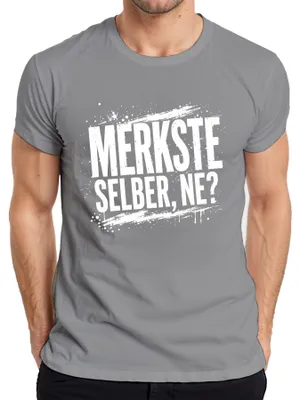 Zdjęcie produktu dla Koszulka męska, kolor szary, rozmiar 3XL, z napisem: "Czy to nie oczywiste?", humorystyczny napis, sarkazm, ironia, deklaracja