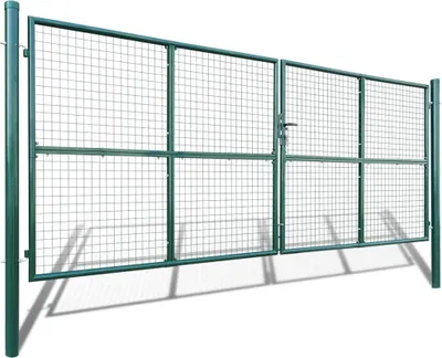 Produktbild von vidaXL Gartentor aus Maschengewebe 400x150 cm