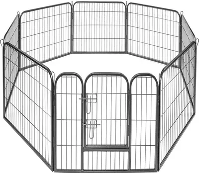Produktbild von Welpenauslauf Welpen-Freigehege Welpengitter Hundeauslauf 8x 80cmx100cm