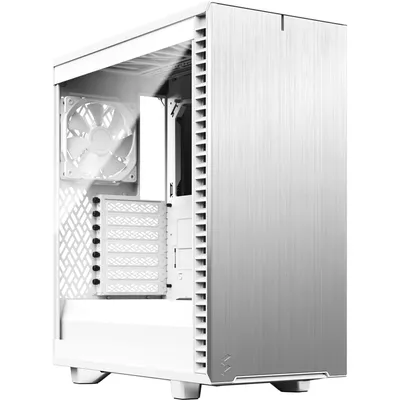 Produktbild von Define 7 Compact White TG Light Tint (weiß, Tempered Glass)