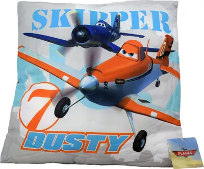 Produktbild von Disney's Planes Dusty Training Kinderkissen mit Füllung ca. 40x40 cm