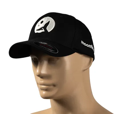Zdjęcie produktu dla Czapka Wędkarska Z Daszkiem Z Logo Moonfin Czarna r. XL/XXL