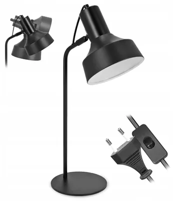 Produktbild von Smartled Schreibtischlampe E27 Verstellbar Leselicht Schwarz