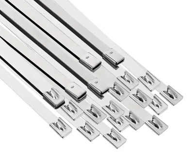 Produktbild von vidaXL Kabelbinder 25 stk. 7,9 x 800 mm Silber