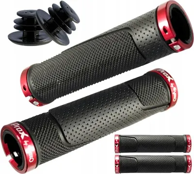 Produktbild von VELO 776D3 129 mm 2-Klemmen-Fahrradgriffe zum Anschrauben
