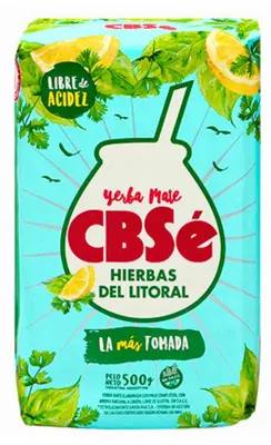 Immagine prodotto di Yerba Mate Cbse Hierbas del Litorial, 500g (0,5 kg)