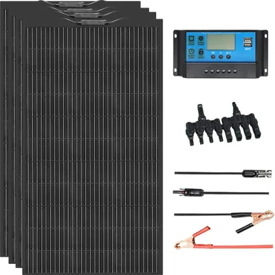 Zdjęcie produktu dla zestaw elastycznych paneli słonecznych 12V, 240W, 360W, 480W, 480W Solarkit
