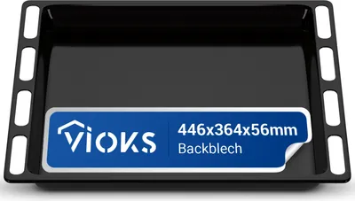 Produktbild von Backblech hoch kompatibel mit Hotpoint C00099622 446x365x56mm für Backofen Herd