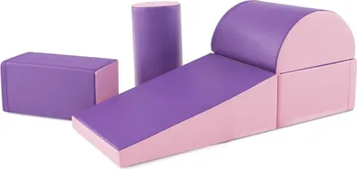 Immagine prodotto di 5 PZ. Mattoncini in schiuma, mattoncini giganti per correre e arrampicarsi, mattoncini grandi, viola