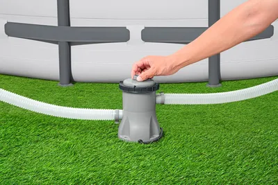 Obrázok produktu pre Bestway 58381 / 24, Pumpa na olejový filter, Čierna, Šedá, Nadzemný bazén, Kolo, Olejový filter, EMC/EN16713/LVD