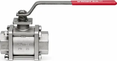 Image de Valpres Ind-Kugelh.voDG 1.4 408 BR71 3/8" PN64 3-tlg.TA-Luft Atex Dampf + 160C Inneng., 1 pièce.
