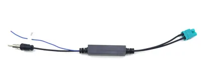 Doppelter Fakra-Antennenadapter, schwarz, für Aftermarket-Radios