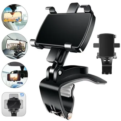 Produktbild von Handyhalterung Auto, 360° drehbar, Armaturenbrett Handyhalter, Klappbar, Anti-Rutsch Silikon, Universal, Für 3-7 Zoll Smartphone