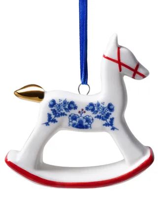 Imagen del producto de Heinen Delfts Blauw: Adorno navideño, caballito de madera