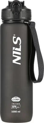 Immagine prodotto di Borraccia in Tritan nero - Resistente, senza BPA, 750 ml