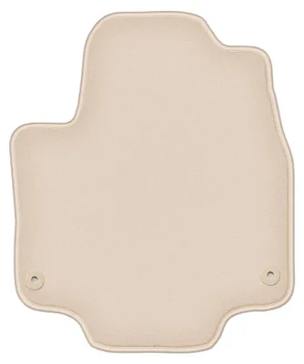 Produktbild von DURBAN Beige Velours-Fahrerfußmatte für Chrysler Pacifica II Hybrid (2017-)
