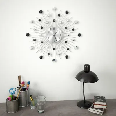 Produktbild von vidaXL Wanduhr mit Quarzwerk Modernes Design 50 cm