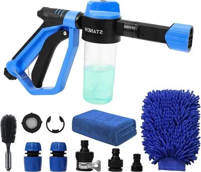 Immagine prodotto di Pistola lavacarrozze con 4 raccordi per l'acqua - per la pulizia dei finestrini