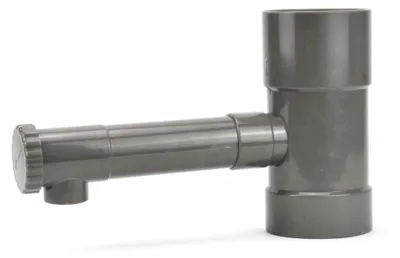 Produktbild von Wasserdieb Fallrohrabzweig mit Hahn für Regenwassersammler 80 mm