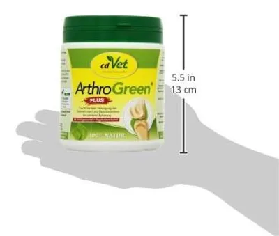 Produktbild von cdVet ArthroGreen plus, Katze / Hund, Puder, Gesundheit der Muskeln, Universal, 330 g, 25,2%